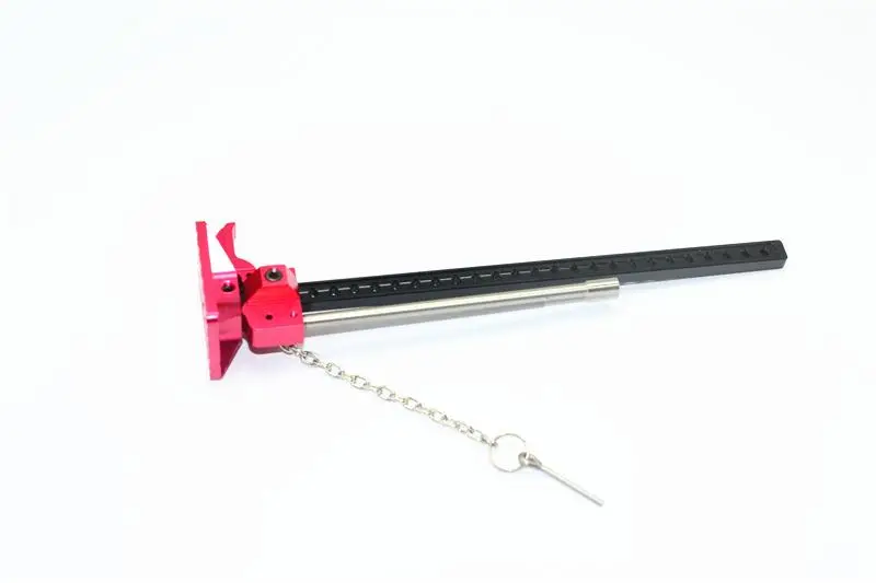 R/C Scale Accessories : Car Jack For 1:10 Crawlers - 1Pc Set Red 1