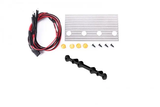 R/C Scale Accessories : Center Grille Lights For Axial Scx10 Iii Jeep Jl Wrangler (Axi03007) - 11Pc Set 1