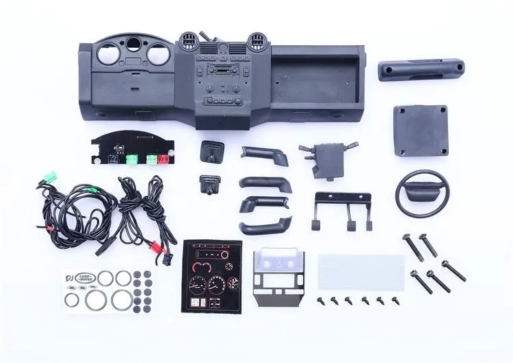 R/C Scale Accessories : Central Control Interior For Traxxas Trx-4 Trail Defender Crawler - 1 Set 1