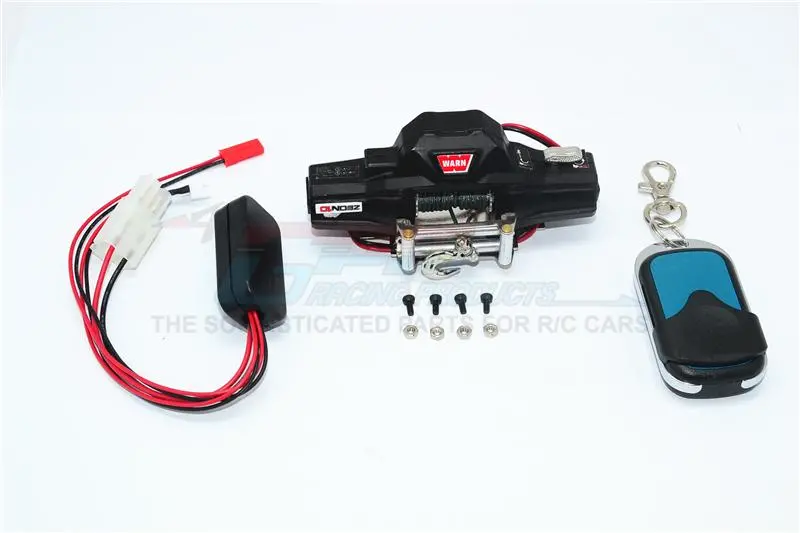 R/C Scale Accessories : Electric Winch Trailer Hook For 1:8 Crawlers - 11Pc Set 1