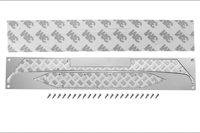 R/C Scale Accessories : Front & Rear Bumper Stainless Steel Slip Proof Tread For Axial Scx10 Iii Jeep Jl Wrangler (Axi03007) - 24Pc Set 1