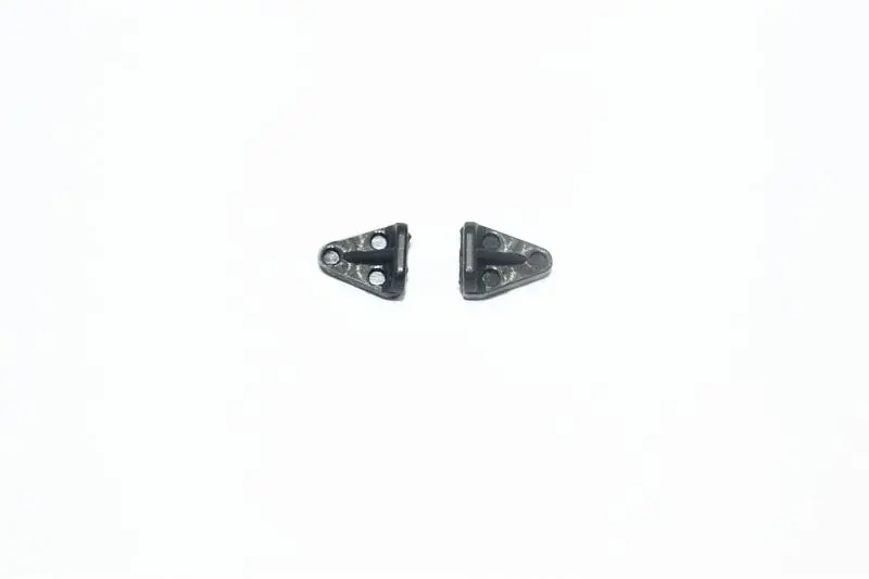 R/C Scale Accessories : Hood Hinges For Trx-4 Trail Defender Crawler - 2Pc Set		 Black 1