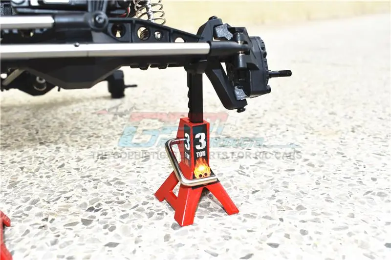 R/C Scale Accessories : Metal Jack Repair Tool For 1:10 Crawlers (Style No.3) - 1Pc Set Black 2