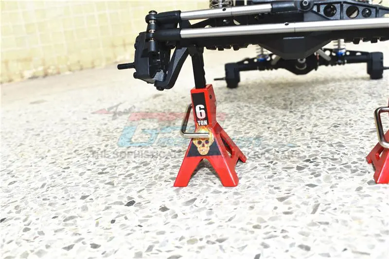 R/C Scale Accessories : Metal Jack Repair Tool For 1:10 Crawlers (Style No.6) - 1Pc Set Yellow 2