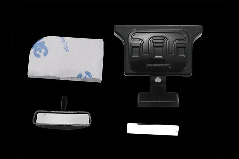R/C Scale Accessories : Metal Reflective Car Interior Rearview Mirror For Traxxas Trx-4 Mercedes-Benz G500 (82096-4) / Trx-6 Mercedes-Benz G63 (88096-4) - 1 Set 1