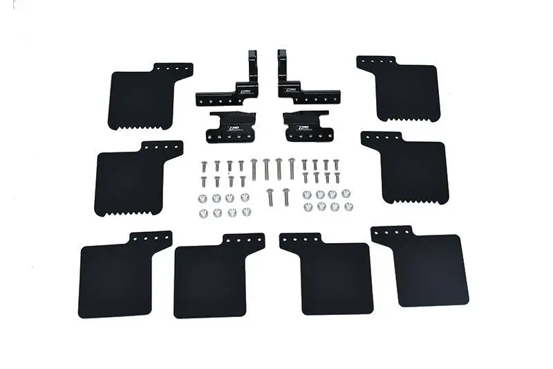 R/C Scale Accessories : Mud Flap For Axial 1/10 Scx10 Iii Jeep Wrangler Axi03007 / Jeep Gladiator Axi03006 - 50Pc Set Black 1