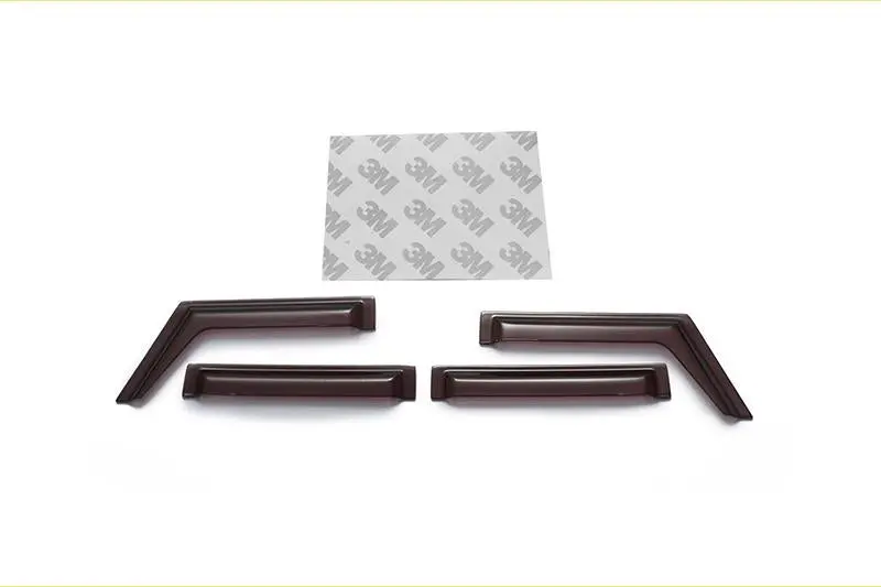 R/C Scale Accessories : Rain Shield For Traxxas Trx-4 Trail Defender Crawler - 5Pc Set Black 1
