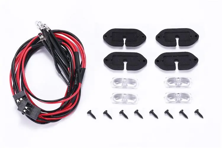 R/C Scale Accessories : Rc Car Chassis Lights For Axial Scx10 Iii Jeep Jl Wrangler (Axi03007) - 18Pc  Set 1
