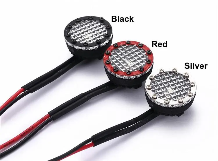 R/C Scale Accessories : Rc Car Roof Spotlight For 1:10 Crawlers - 106Pc Set Red 2