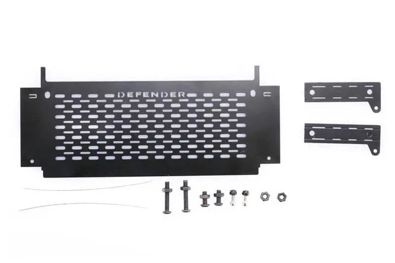 R/C Scale Accessories : Rear Side Window Tool Box With Table For Traxxas Trx-4 Land Rover Defender D90 D110 - 15Pc Set Black 1