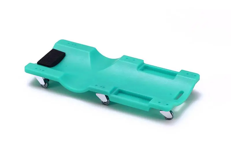 R/C Scale Accessories : Repair Lying Board Car Creeper Trolley For 1:10 Crawlers - 1 Set Green 1