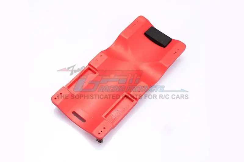 R/C Scale Accessories : Repair Lying Board Car Creeper Trolley For 1:10 Crawlers - 1 Set Red 1