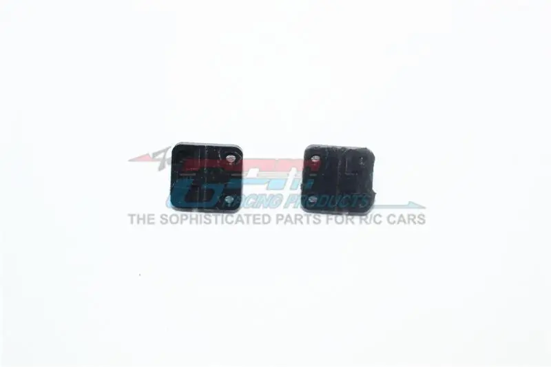 R/C Scale Accessories : Rubber Door Hinges For Trx-4 Trail Defender Crawler - 2Pc Set Black 1
