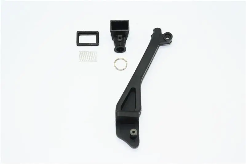 R/C Scale Accessories : Simulation Air Intake Rolling Head Snorkel For Trx-4 Crawler - 1 Set Black 1