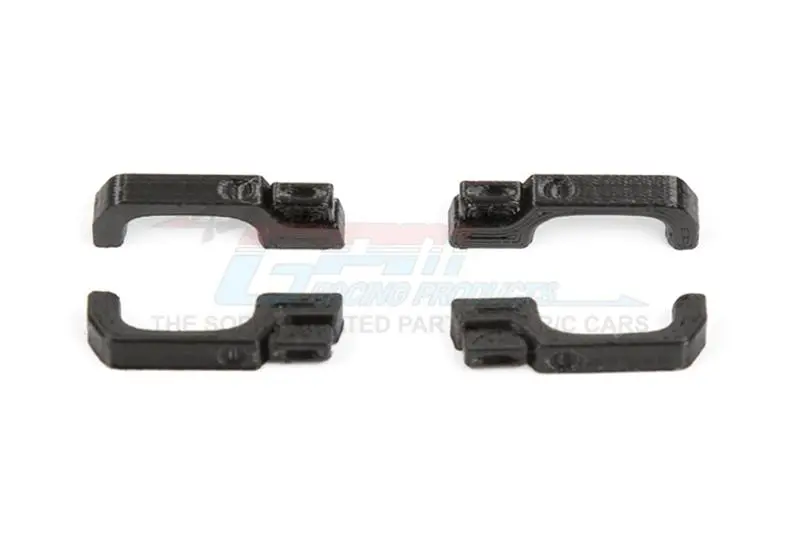R/C Scale Accessories : Simulation Door Handle For Trx-4 Crawler - 4Pc Set Black 1