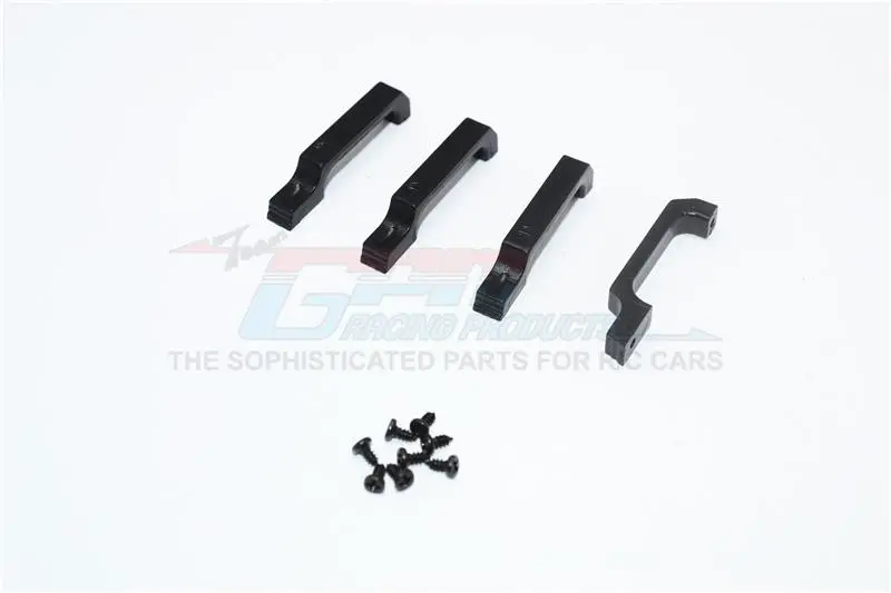 R/C Scale Accessories : Simulation Door Handle (Large) For Trx-4 Trail Defender Crawler - 4Pc Set Black 1