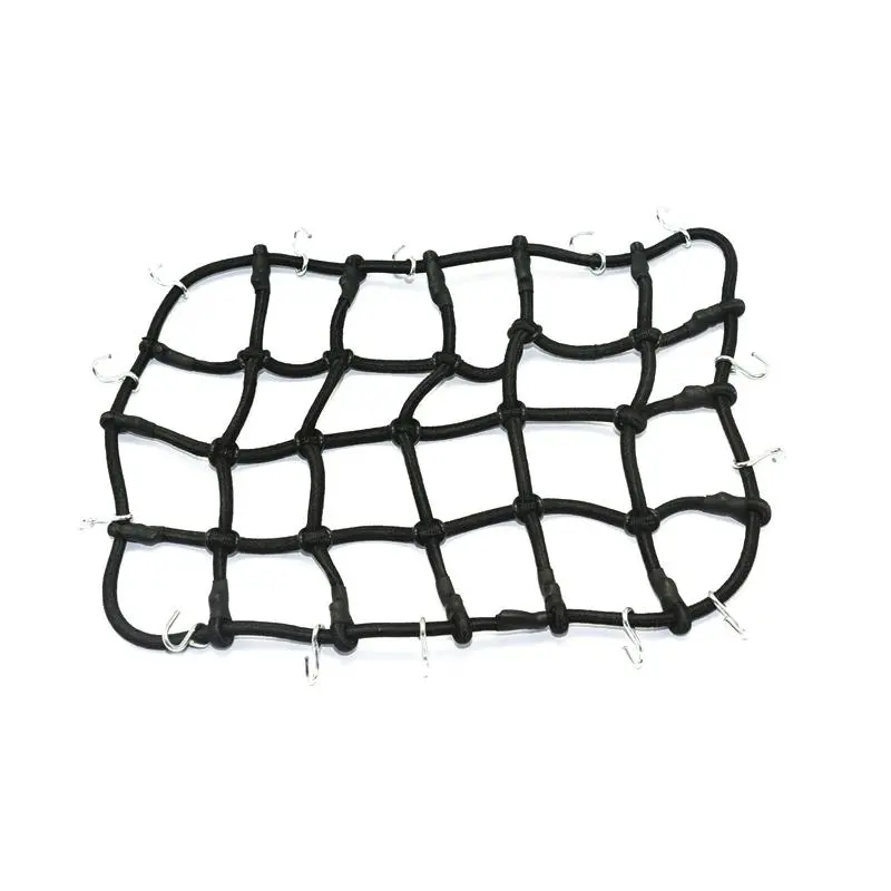 R/C Scale Accessories : Simulation Elastic Cargo Netting For 1:10 Crawlers - 1Pc Black 1