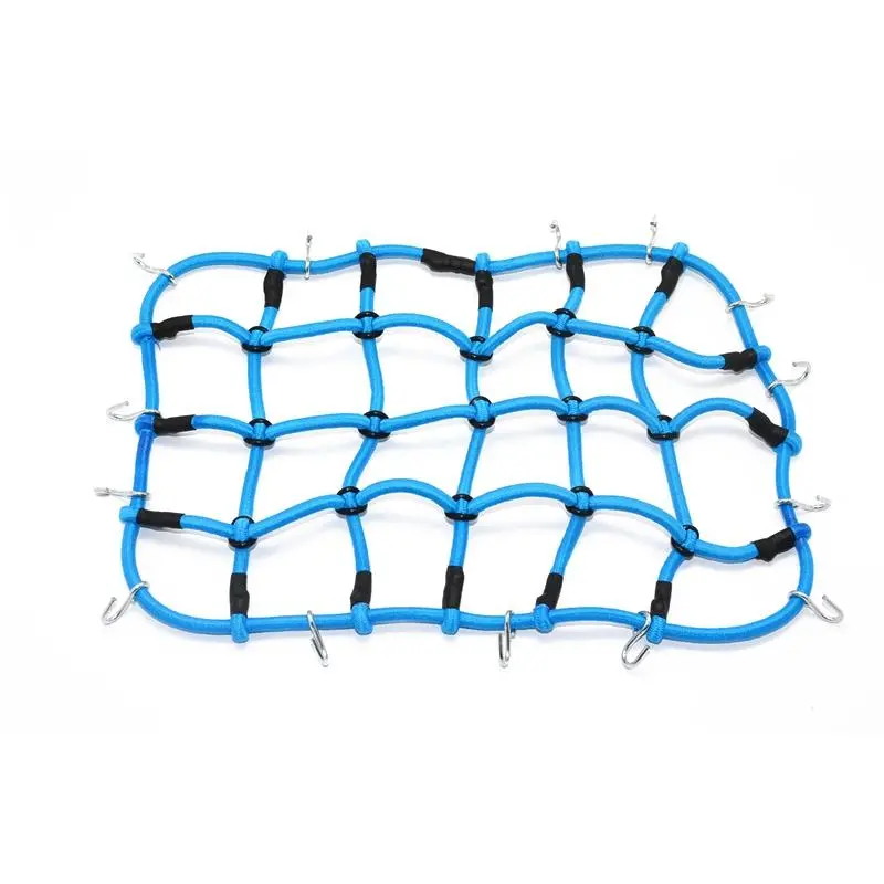 R/C Scale Accessories : Simulation Elastic Cargo Netting For 1:10 Crawlers - 1Pc Blue 1