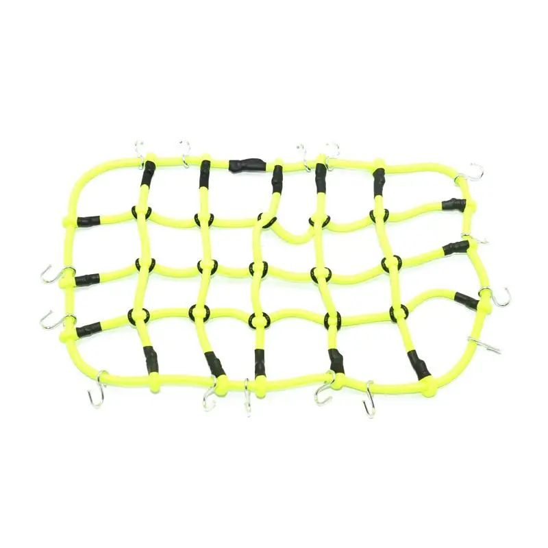 R/C Scale Accessories : Simulation Elastic Cargo Netting For 1:10 Crawlers - 1Pc Yellow 1