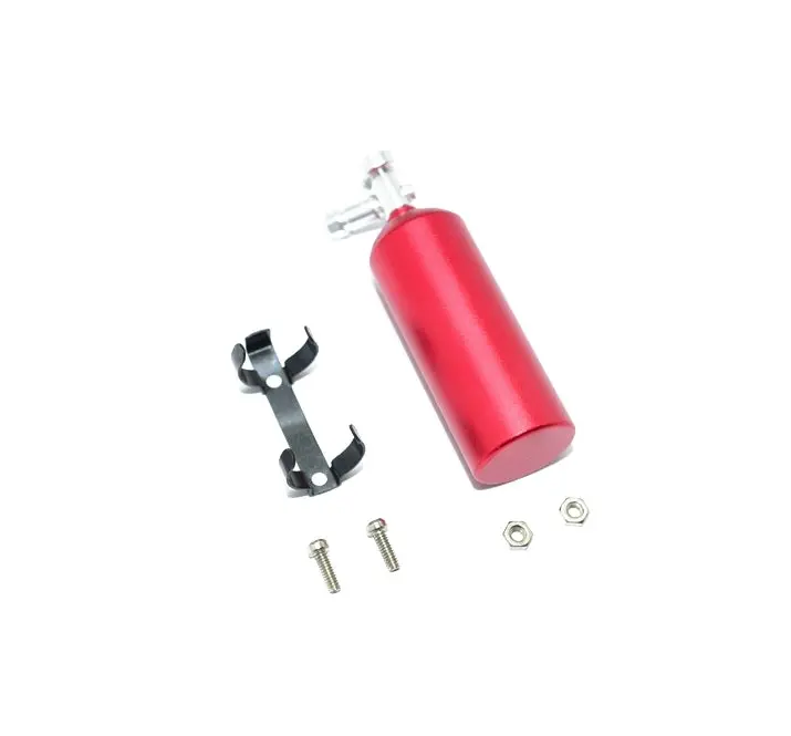 R/C Scale Accessories : Simulation Nos Gas Tank For 1:10 Crawlers - 1 Set Red 1