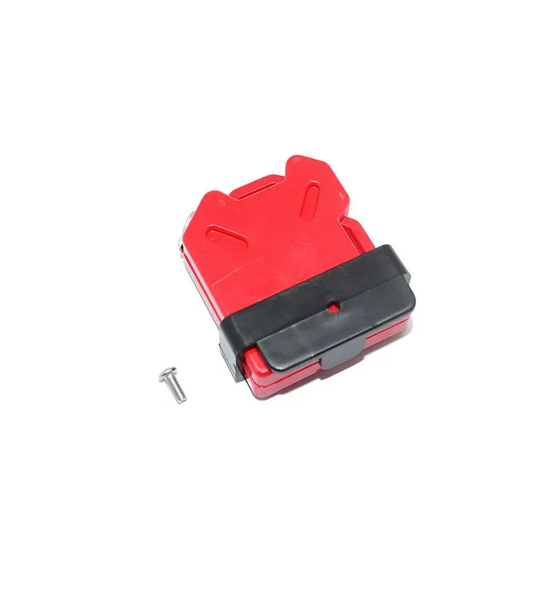 R/C Scale Accessories : Simulation Plastic Oil Tank For 1:10 Crawlers - 1 Set Red 2