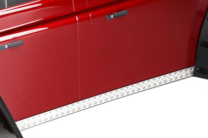 R/C Scale Accessories : Simulation Stainless Steel Slip Proof Tread For Trx-4 Body Sides - 1Pr Set 2