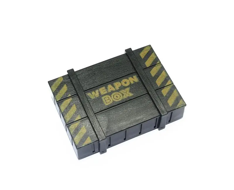 R/C Scale Accessories : Simulation Weapon Box For 1:10 Crawlers - 1 Set 1