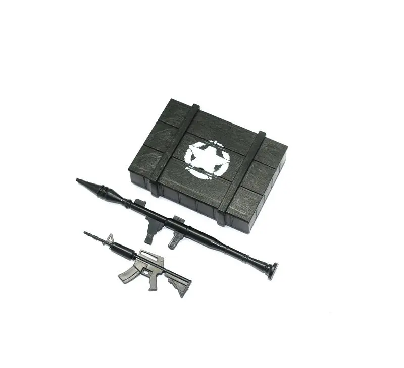 R/C Scale Accessories : Simulation Weapon Box +Weapons For 1:10 Crawlers - 1 Set 1