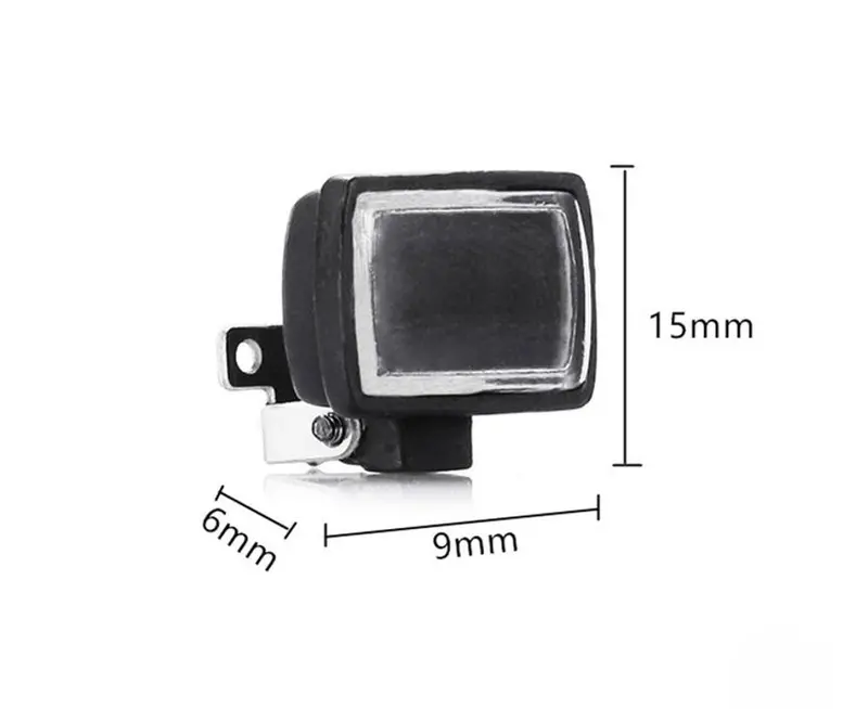 R/C Scale Accessories : Spotlight For 1:10 Crawlers - 1 Set Black 2
