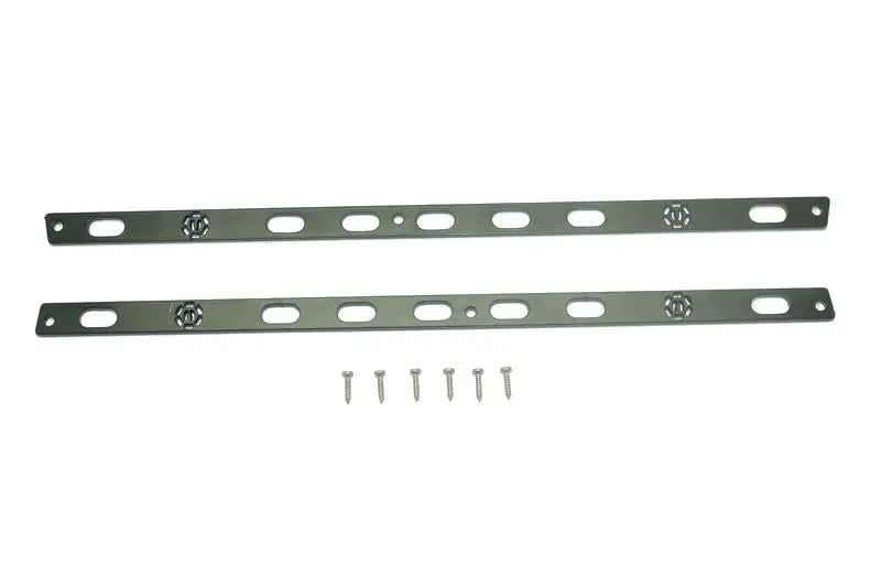 R/C Scale Accessories : Stainless Steel Door Edge Anti Scratch Strip For Trx-4 Trail Defender Crawler - 1Pr Set Black 1