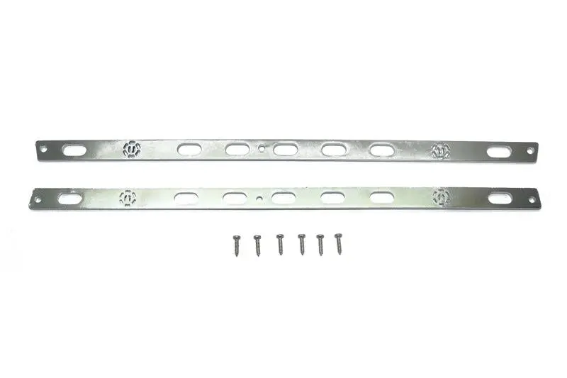 R/C Scale Accessories : Stainless Steel Door Edge Anti Scratch Strip For Trx-4 Trail Defender Crawler - 1Pr Set Silver 1