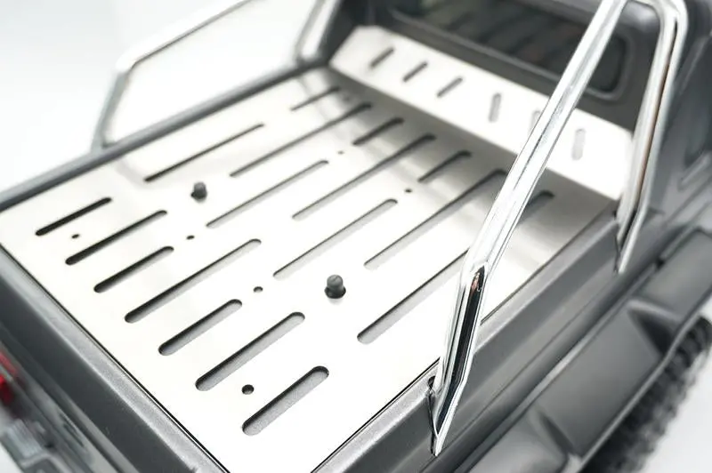 R/C Scale Accessories : Stainless Steel Truck Trunk Lid (Style B) For Traxxas Trx-6 Mercedes-Benz G63 (88096-4) - 19Pc Set 2