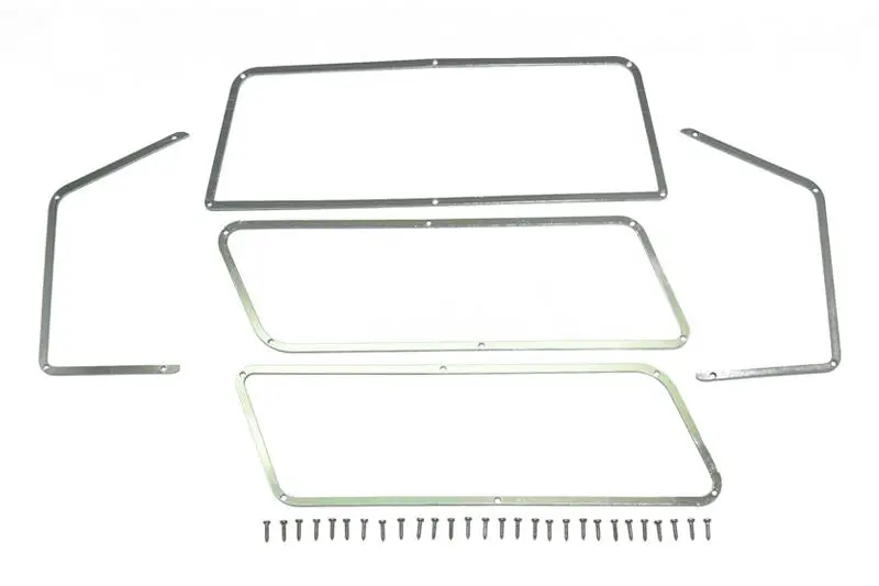 R/C Scale Accessories : Stainless Steel Window Frame For Trx-4 Ford Bronco (82046-4) - 5Pc Set 1