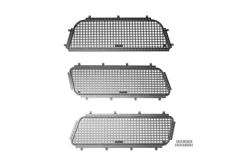 R/C Scale Accessories : Stainless Steel Window Guard For Traxxas Trx-4 Chevrolet K5 Blazer (82076-4) - 3Pc Set 1