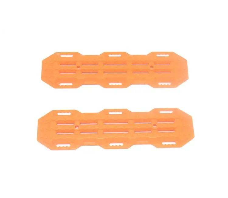 R/C Scale Accessories : Traction Board For 1:10 Crawlers (Version A) - 2Pc Set Ornage 1