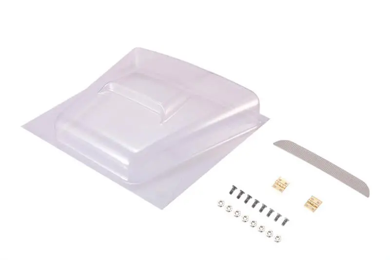R/C Scale Accessories : Transparent Hood For 1:10 Traxxas Trx-4 Trail Defender Crawler - 20Pc Set 1