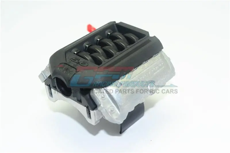R/C Scale Accessories : V8 5.0 Engine Radiator (With Cooling Fan) 3S Version For 1:10 Crawlers - 1 Set 1
