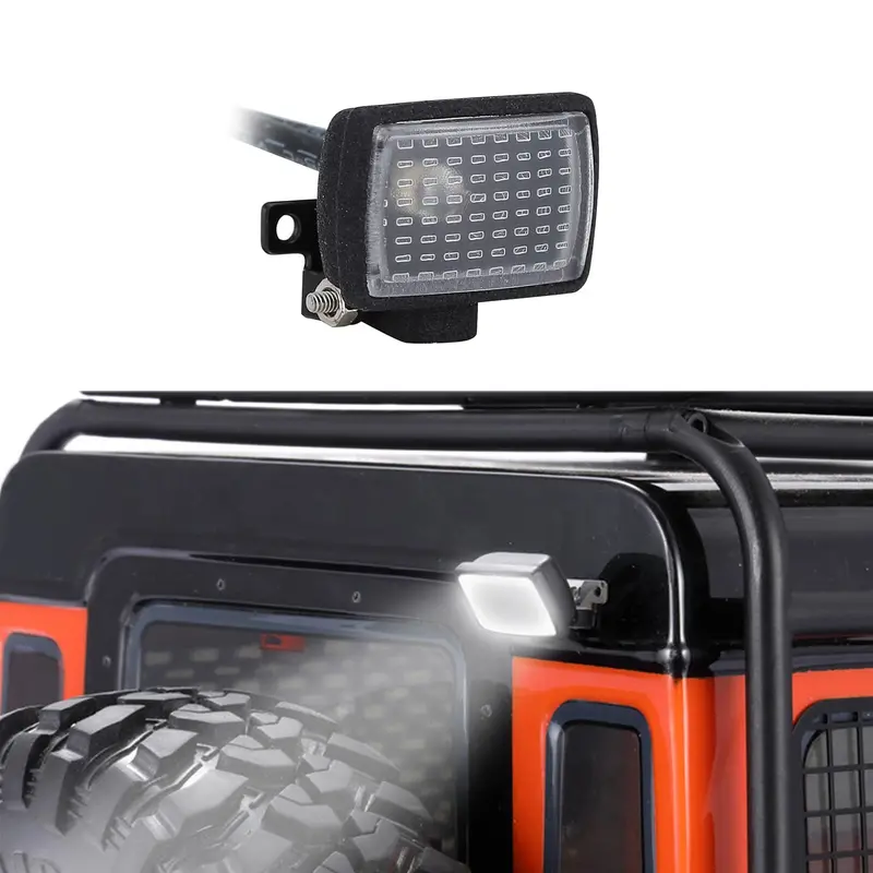 Rc Car Led Light Rear Spotlight For 1/10 Rc Crawler Traxxas Trx4 Trx6 Axial Scx10 90046 Scx10 Iii Axi03007 - 1 Set 1