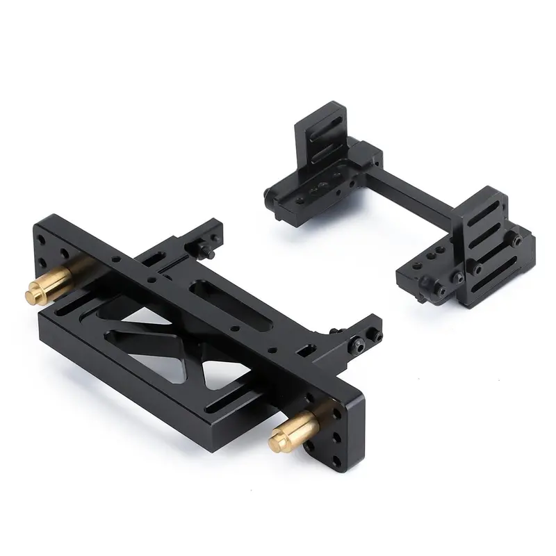 Rc Car Metal Servo Stand Shell Mount For 1/10 Rc Crawler Axial Scx10 90046 Lc80 Land Cruiser Body Shell - Black 1