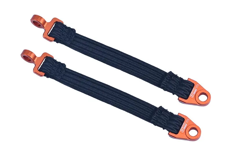 Rear Suspension Travel Limit Straps 108Mm For Traxxas 1:7 Unlimited Desert Racer Udr Pro-Scale 4X4 85086-4 85076-4 Upgrade Parts - Orange 1