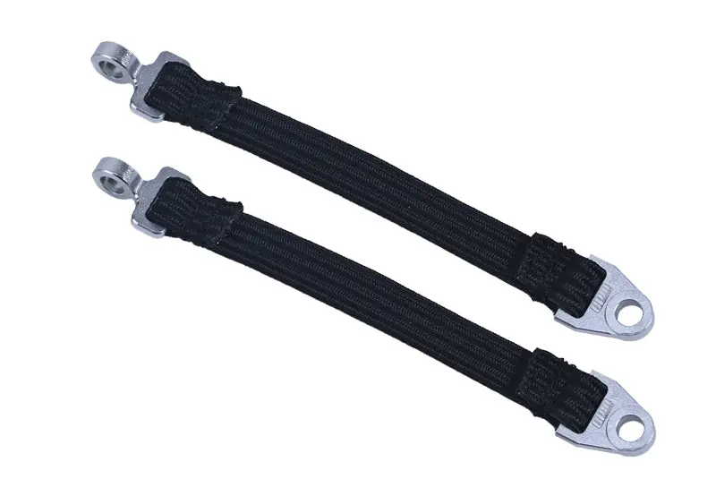 Rear Suspension Travel Limit Straps 108Mm For Traxxas 1:7 Unlimited Desert Racer Udr Pro-Scale 4X4 85086-4 85076-4 Upgrade Parts - Silver 1