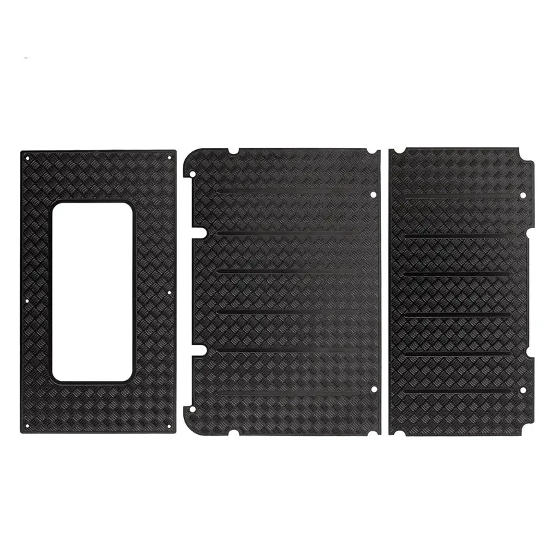 Roof Rack Decoration Metal Board Anti-Skid Plate For 1:10 Rc Crawler Traxxas Trx4 Defender Upgrade Parts - 3Pc Set 1