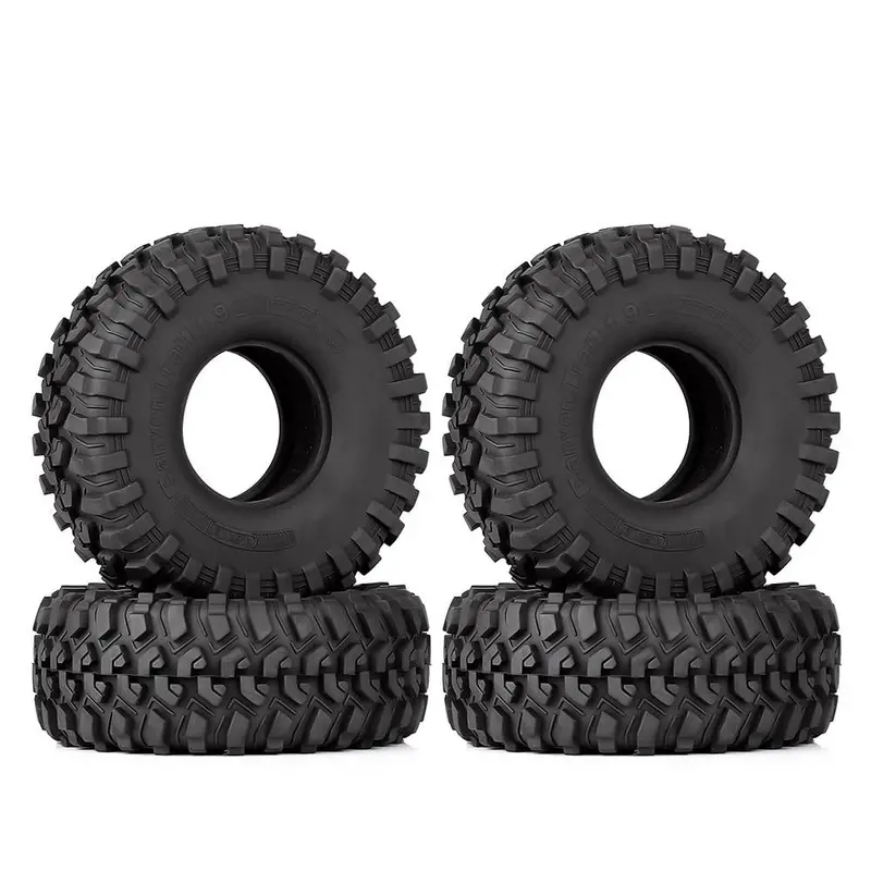 Rubber 1.9 Wheel Tires 110*42Mm For 1:10 Rc Crawler Car Axial Scx10 90046 Axi03007 Traxxas Trx4 - 4Pc Set 1