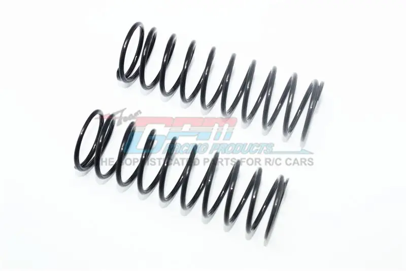 Spare Springs 2.4Mm (Coil Length) For Front Shocks (132Mm) For Losi 1:6 4Wd Super Baja Rey Los05013 / Super Baja Rey 2.0 Los05021 Upgrades - Black 1