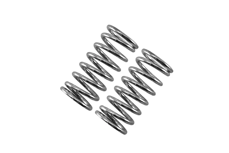 Spare Springs 2.6Mm (Coil Length) For Original Shocks & Gpm Optional Shocks Item#Er2085f/R For Traxxas E-Revo Vxl 2.0 / E-Revo Brushless/Revo - 2Pc Set - Silver 1