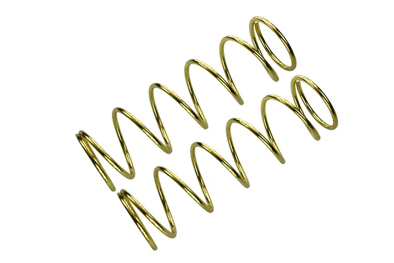 Spare Springs For Front/Rear Dampers (Sutiable For 1/10 For Traxxas Maxx Original Dampers And Gpm Optional Dampers) - 2Pc Set Gold 1