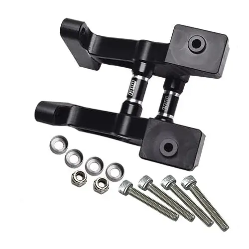 Special Material Rear Wing Mount Set For Traxxas 1/8 4Wd Sledge Monster Truck 95076-4 Upgrades - Black 1