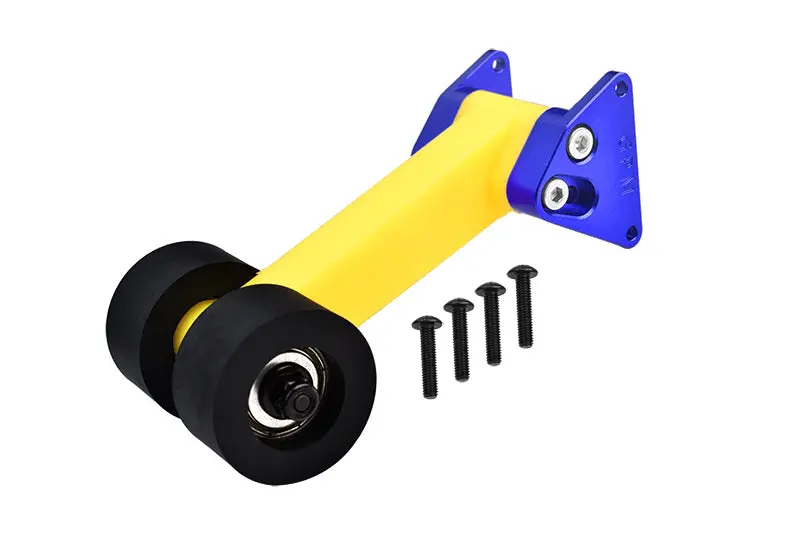 Special Material Rear Wing Mount With Wheelie Set For Arrma 1/10 Gorgon 4X2 Mega 550 Brushed Monster Truck-Ara3230 Upgrades - Blue 1
