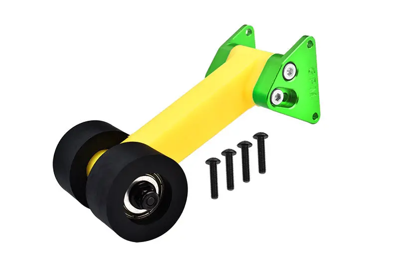 Special Material Rear Wing Mount With Wheelie Set For Arrma 1/10 Gorgon 4X2 Mega 550 Brushed Monster Truck-Ara3230 Upgrades - Green 1