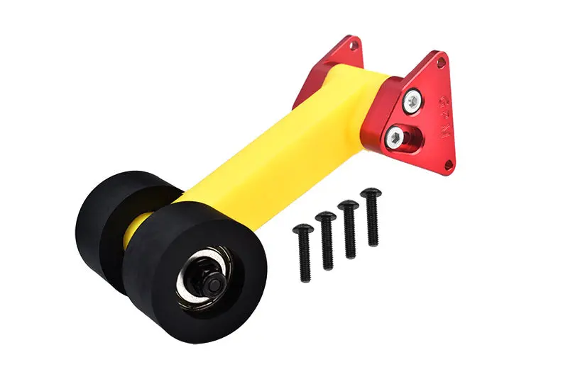 Special Material Rear Wing Mount With Wheelie Set For Arrma 1/10 Gorgon 4X2 Mega 550 Brushed Monster Truck-Ara3230 Upgrades - Red 1